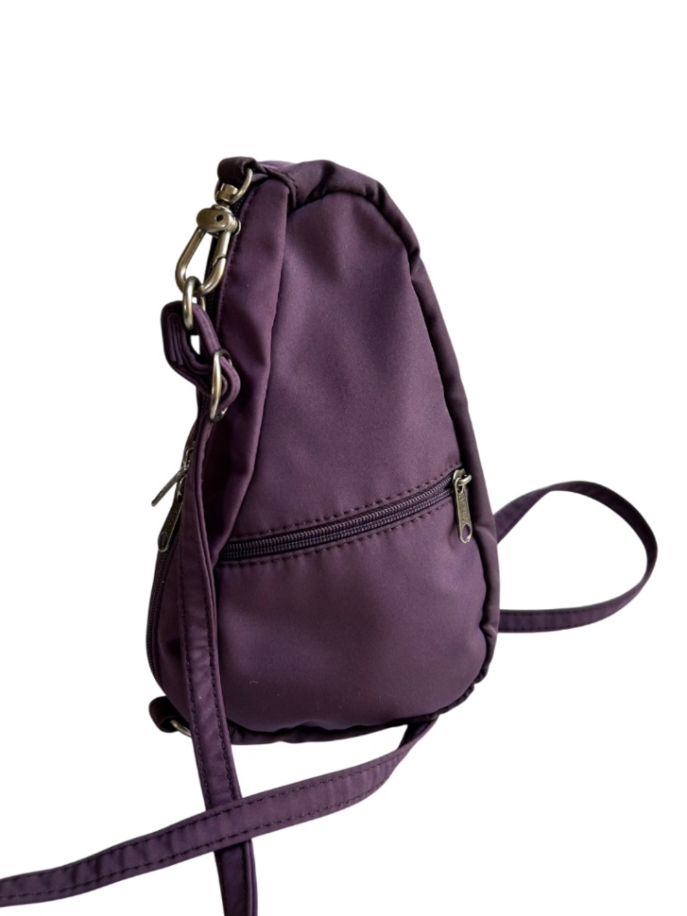 Ameribag Healthy Back Bag Purple Nylon Small Sling Bag *Looks New*